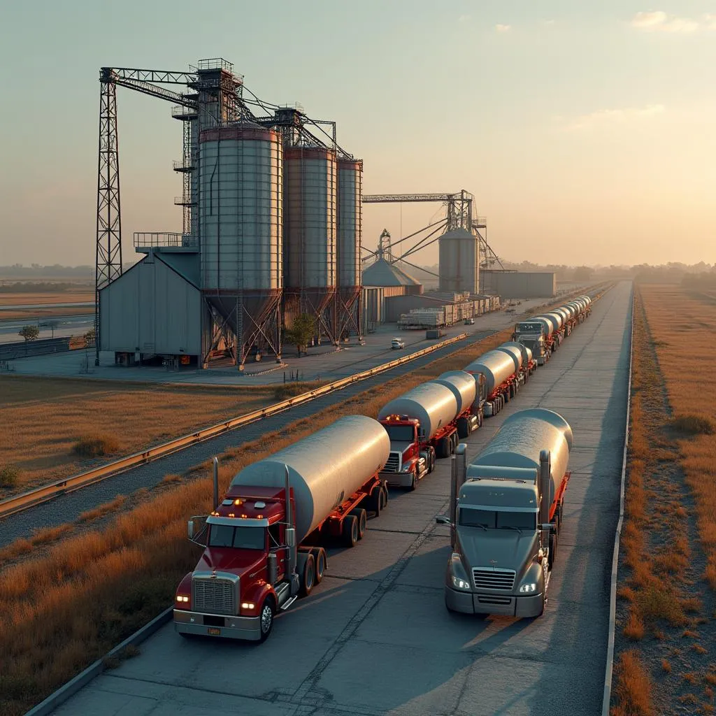 Sistema logístico para exportación de granos